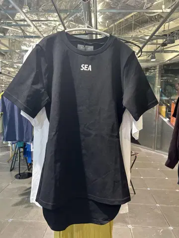 wind and sea (GET FIT BACK) 블랙 T셔츠 S
