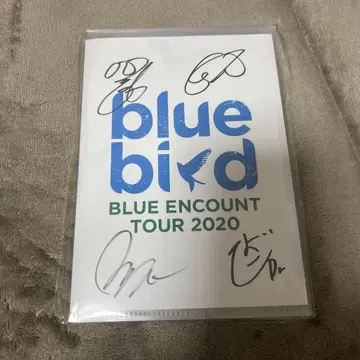 blue bird BLUE ENCOUNT TOUR 2020 사인 포함