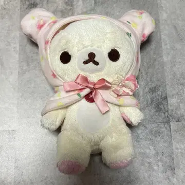 코리락쿠마 봉제 인형 꽃 케이프 인형옷 리락쿠마