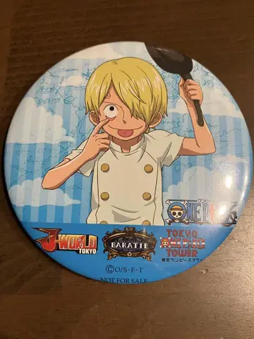 [주말 가격 인하] ONE PIECE 상디 캔뱃지 도쿄 원피스 타워