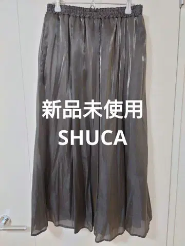 가격 인하 미사용 새상품 SHUCA 새틴 스커트 L 사이즈