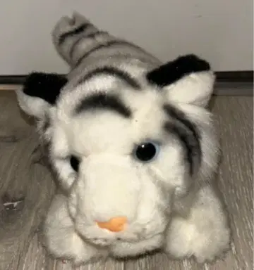 화이트 타이거 봉제 인형