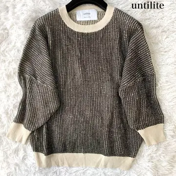 utilite 북유럽 생활 잡화 코튼 혼방 와플 니트 2025년 모델