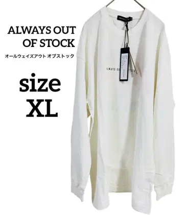 새상품 택 포함 ALWAYS OUT OF STOCK 롱티셔츠 남성용 XL