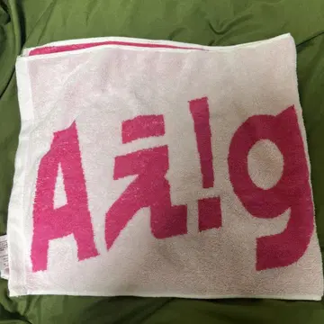 A! group 데뷔 투어 타월