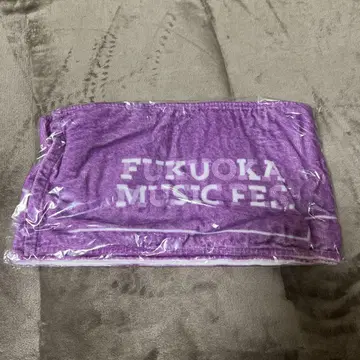 FUKUOKA MUSIC FES 보라색 타월