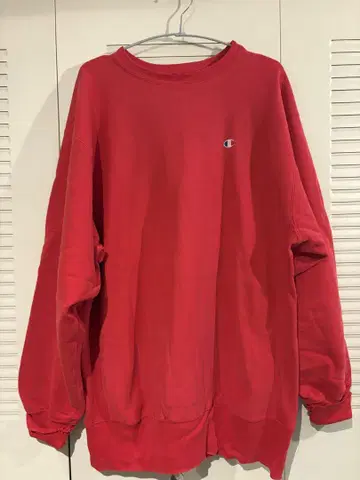 Champion Reverse Weave 맨투맨 XX-Large 빨간색