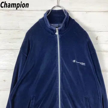 [ 챔피온 ] USA 트랙 자켓 L 네이비 벨로아 자수