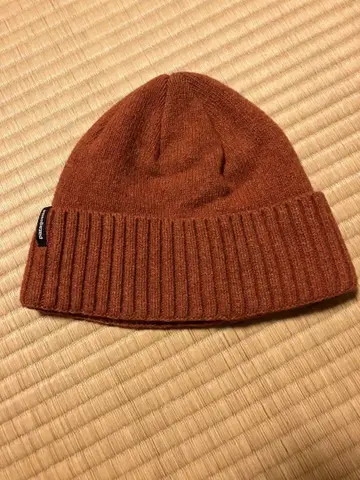 파타고니아 니트 모자 비니 Patagonia 니트 캡 오렌지
