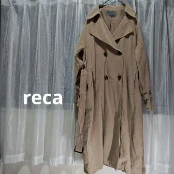 새상품 reca 레카 오버사이즈 롱 트렌치코트 L 사이즈