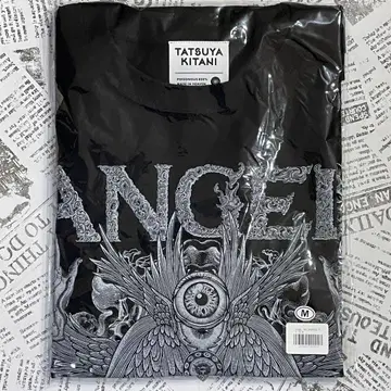 키타니 타츠야 ANGEL WHISPERING 티셔츠 M 블랙 검정