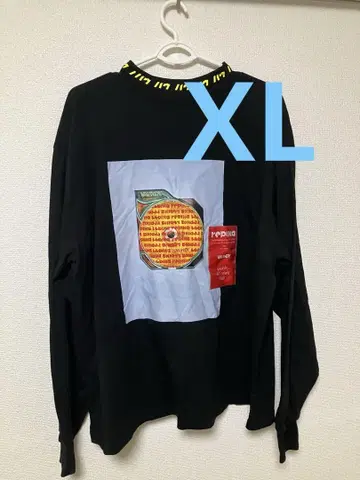 Vaundy replica 롱 T셔츠 백 프린트 블랙 XL