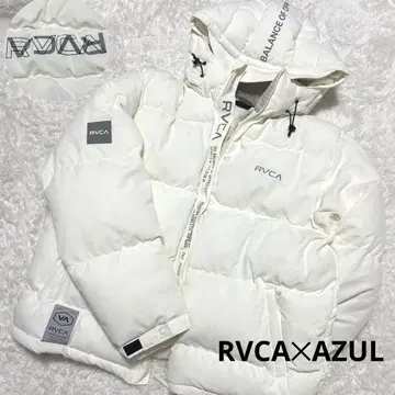 [ 미사용 새상품 ] 레어 최신 모델 RVCA AZUL 다운 자켓 화이트