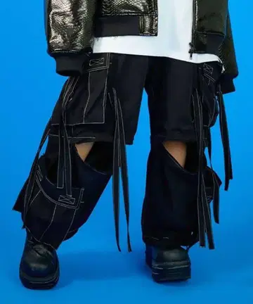 GALFY 갈피 컬러풀 테크노 팬츠