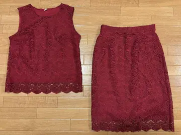 컨디션 최상 와인 레드 레이스 셋업