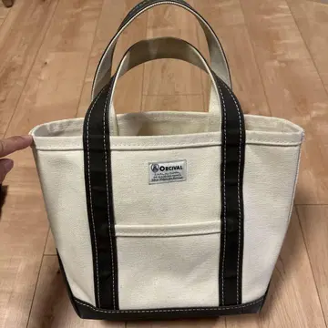 ORCIVAL 아이보리 토트백 S 사이즈