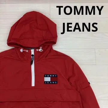 TOMMY JEANS 타미 진스 하프 지퍼 나일론 자켓