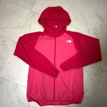 The North Face 핑크 후드 부착 아우터