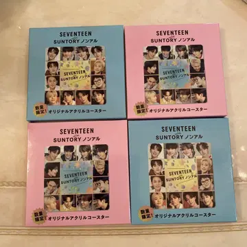 SEVENTEEN 세븐틴 산토리 논알콜 아크릴 코스터 세트