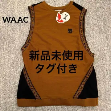 WAAC 와 여성용 골프 바이컬러 베스트 택 포함 미사용 새상품