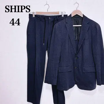 SHIPS 셋업 수트 남성용 네이비 M 44 자켓 팬츠