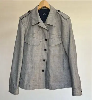 Paul Smith 그레이 체크 무늬 자켓