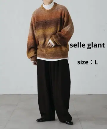 [ selle glant ] 그라데이션 부클레 니트