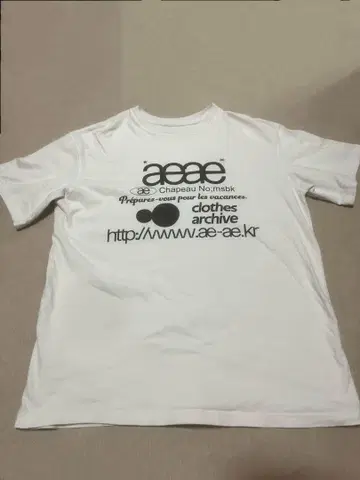 aeae T-SHIRTS [WHITE]