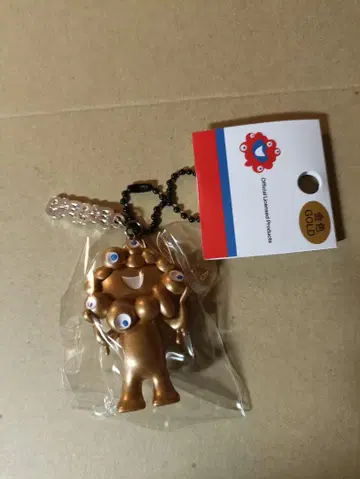 오사카 간사이 만박 입체 PVC 키링 미야쿠미야쿠 골드 골드 컬러