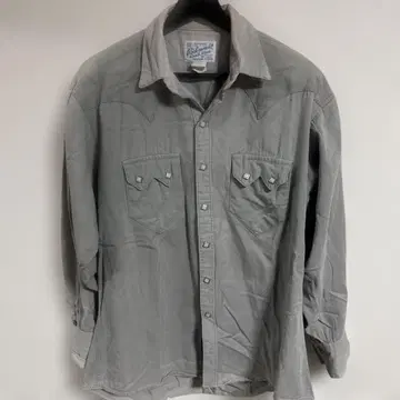 레어 플라밍고 택 USA제 락마운트 코튼 웨스턴 셔츠