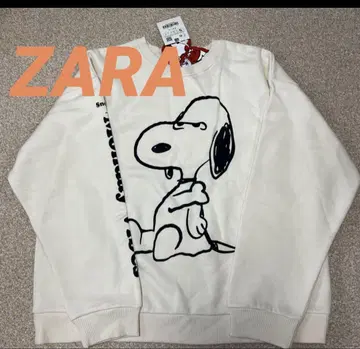 ZARA 맨투맨 PEANUTS 스누피 S 새상품 택 포함