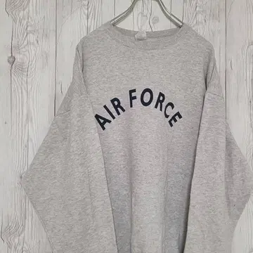 빈티지 맨투맨 밀리터리 USA AIRFORCE 아치 로고 L