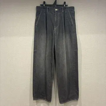 Gray Tone Cone DenimTwo Tuck Pants 사이즈 3