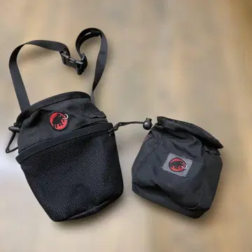 MAMMUT 블랙 아웃도어 파우치 2종류