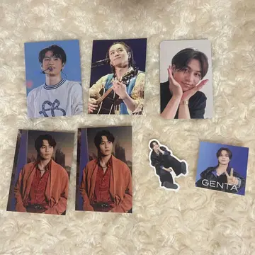 TravisJapan 트라자 마츠다 겐타 트레이딩 카드 스티커 세트