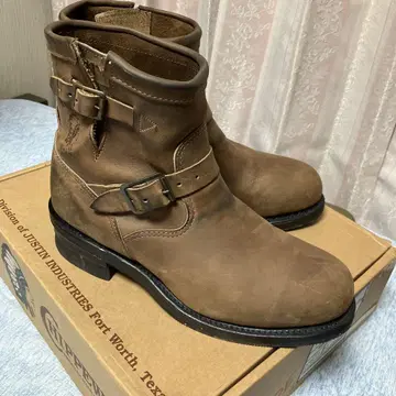 Chippewa 엔지니어 부츠 브라운 10E