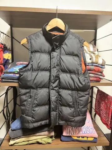 abercrombie 다운 베스트 블랙
