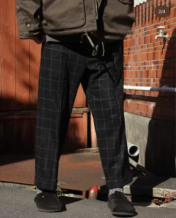 Willow Pants 위로 팬츠 윈도페인 체크 팬츠