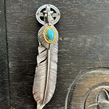 와시미 타로 상은금 닻 터콰이즈 페더