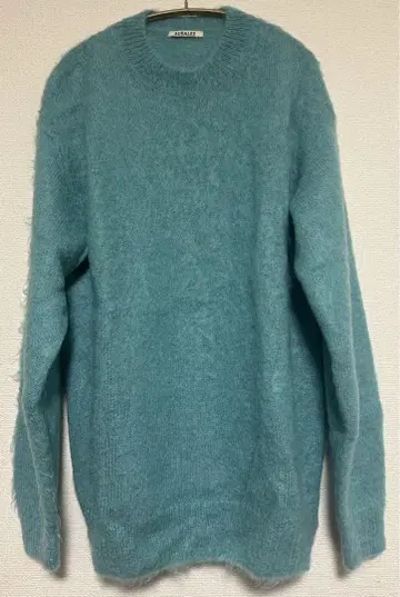 AURALEE BRUSHED SUPER KID MOHAIR KNIT PO