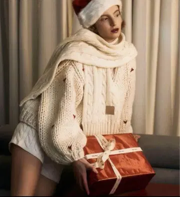 THETOE Cable Knit Muffler
