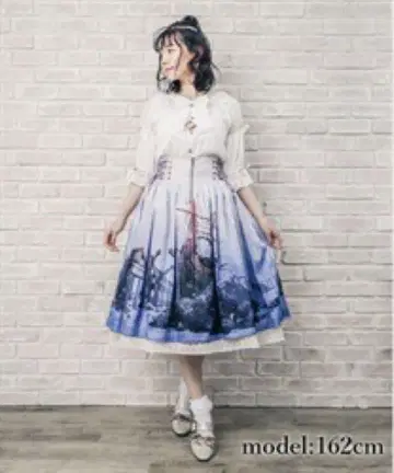 axes femme 메일 프로폰드 스커트 (라벤더-M)