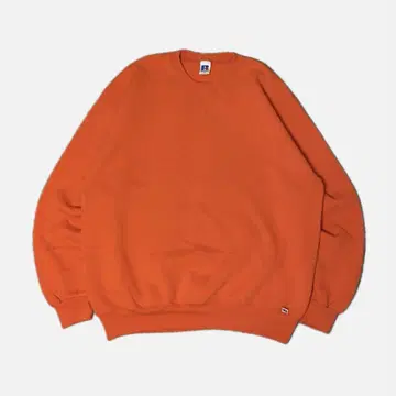 러셀 애슬레틱 무지 90s 맨투맨 레어 컬러 오렌지