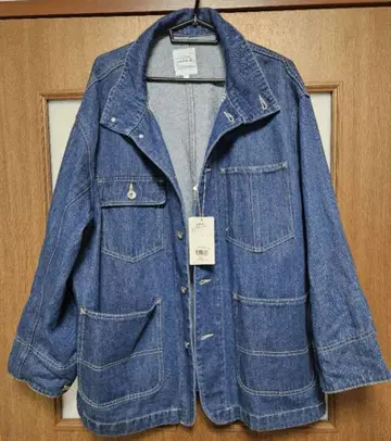 렙심 데님 커버올 자켓 시착 정도 택 포함