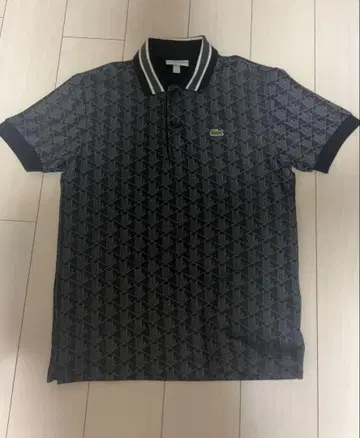 2025ss LACOSTE 모노그램 피케 셔츠 S