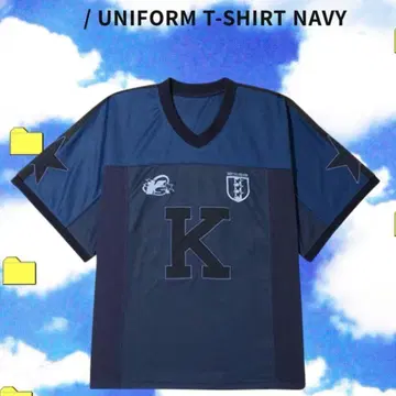 kemio store 유니폼 T셔츠 NAVY