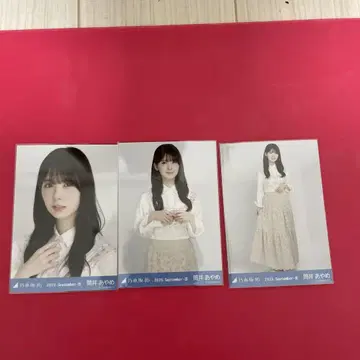 노기자카46 브로마이드 츠츠이 아야메 스팽글 컴프