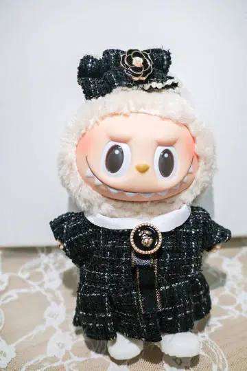 LABUBU 트위드 드레스 옷 LABUBU 옷 갈아입기 4종 세트