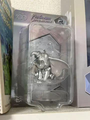 Disney 100주년 플라티나 오너먼트 피규어 오너먼트상 덤보