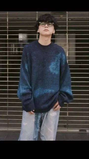 WYM MOHAIR BLEND JACQUARD KNIT